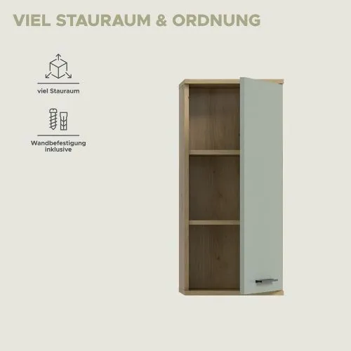 Hängeschrank Blake | Salbei / Artisan Eiche