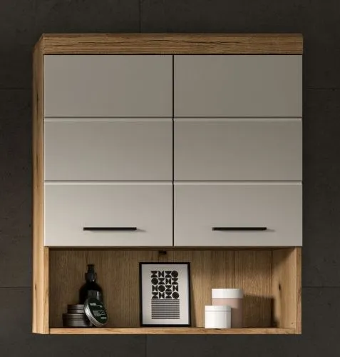 Hängeschrank breit Scout | Kaschmir / Evoak Oak