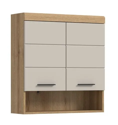 Hängeschrank breit Scout | Kaschmir / Evoak Oak