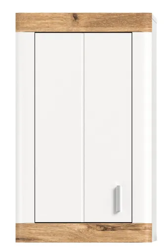 Hängeschrank Laredo | weiß / Nox Oak