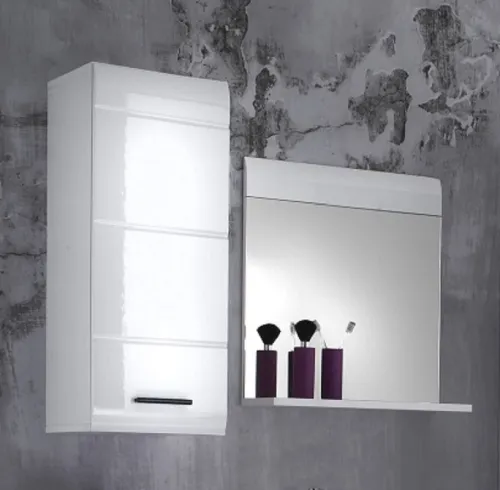 Hängeschrank Skin | weiß Hochglanz