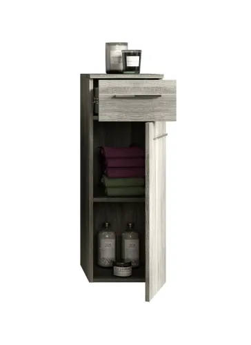 Hängeunterschrank Badschrank York | rauchsilber