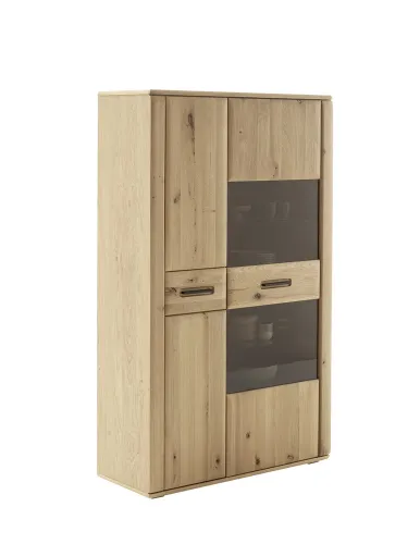 Highboard Alento 2 | Ast / Balkeneiche | ohne Beleuchtung