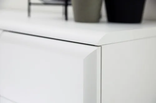 Highboard Amora 2 | weiß matt | ohne Beleuchtung