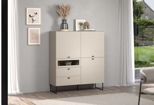Highboard Bellugi 1, Cashmere Dekor – Ansicht 7