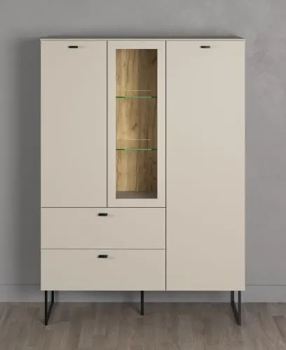 Highboard Bellugi, Cashmere Dekor – Ansicht 3