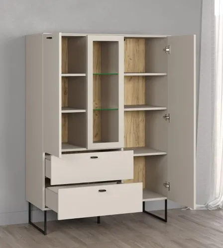 Highboard Bellugi, Cashmere Dekor – Ansicht 4