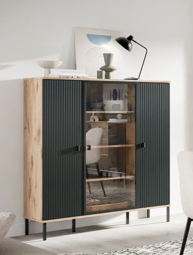 Highboard Chess | Nox Oak / schwarz