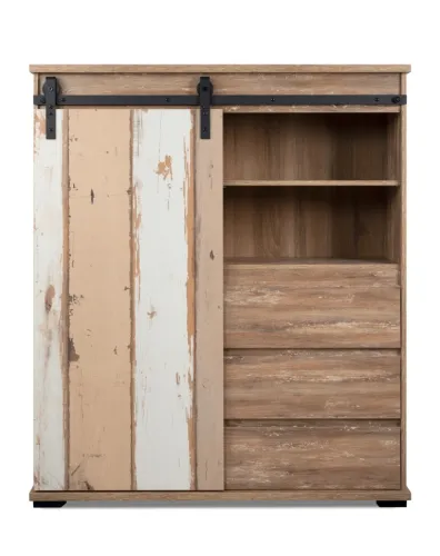 Highboard Kommode Marrakesch | Valhalla Eiche / Milford Kiefer