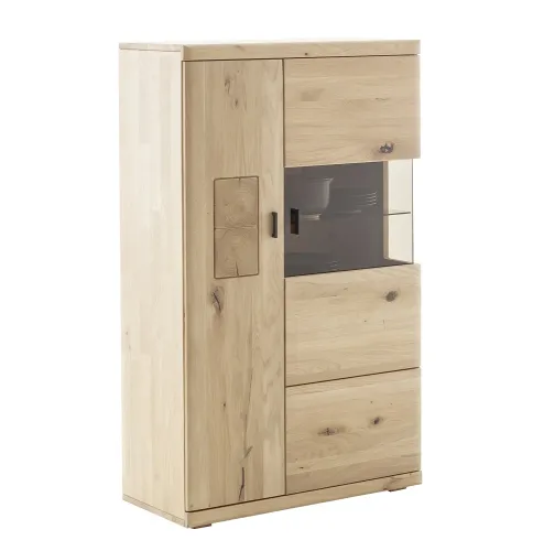 Highboard Palma 2 | Asteiche / Balkeneiche | ohne Bandbeleuchtung