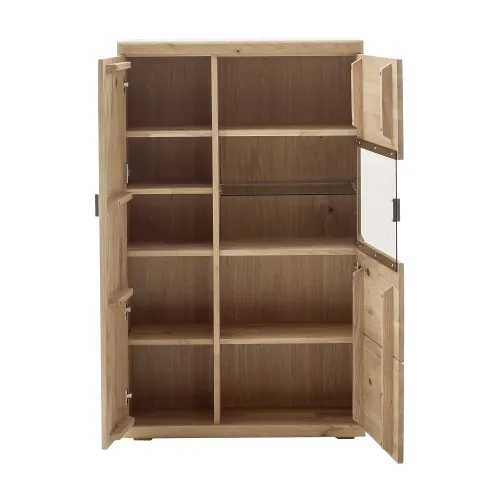 Highboard Palma 2 | Asteiche / Balkeneiche | ohne Bandbeleuchtung