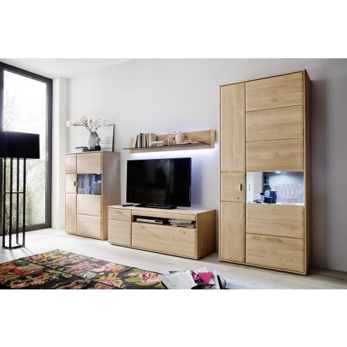 Highboard Tarragona (L) | Eiche Bianco | LED Beleuchtung