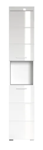 Hochschrank Amanda | weiß Hochglanz