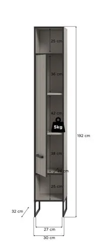 Hochschrank Bagno | Kaschmir