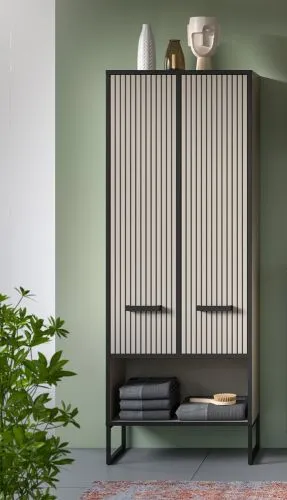 Hochschrank breit Bagno | Kaschmir