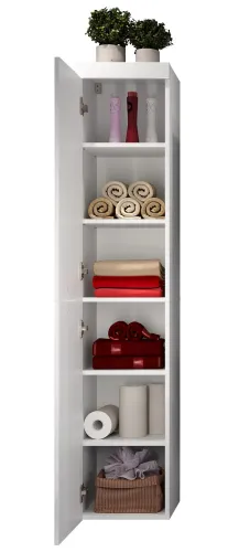 Hochschrank / Hängeschrank Devon | weiß Hochglanz