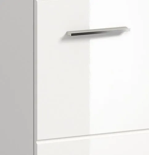 Hochschrank Ice | weiß / weiß Hochglanz