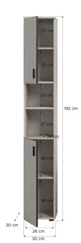 Hochschrank Mone | Kaschmir