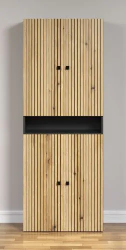 Hochschrank Pure Bliss 1, Evoke Eiche / Anthrazit