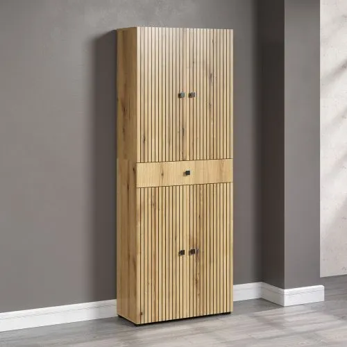 Hochschrank Pure Bliss mit Schubkasten, Evoke Eiche Dekor – Ansicht 3