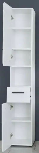 Hochschrank Skin 2 | weiß Hochglanz