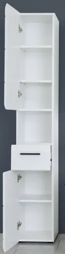 Hochschrank Skin | weiß Hochglanz