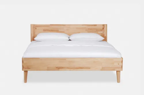 Holzbett massiv Atlanta | Buche wenge lackiert | 120x210