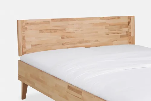 Holzbett massiv Atlanta | Buche wenge lackiert | 120x210