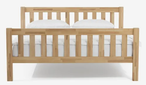 Holzbett massiv Bondi | Kernbuche geölt | 180x200