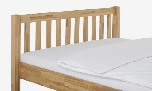 Holzbett massiv Bondi | Kernbuche geölt | 90x200