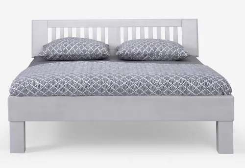 Holzbett massiv Dahlia | Buche weiß lackiert | 100x220 | Kopfteil 3