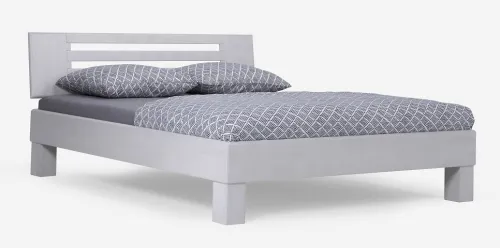 Holzbett massiv Dahlia | Buche weiß lackiert | 140x210 | Kopfteil 2