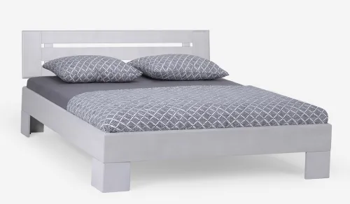 Holzbett massiv Dahlia | Buche weiß lackiert | 160x200 | Kopfteil 4