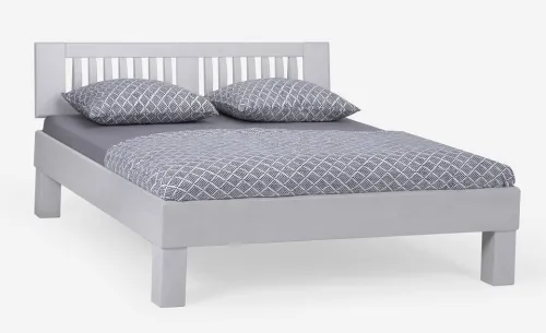 Holzbett massiv Dahlia | Buche weiß lackiert | 180x190 | Kopfteil 3