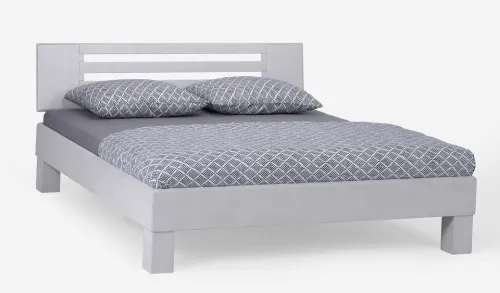 Holzbett massiv Dahlia | Buche weiß lackiert | 180x210 | Kopfteil 2