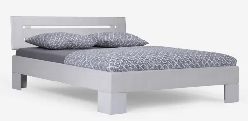 Holzbett massiv Dahlia | Buche weiß lackiert | 180x210 | Kopfteil 4