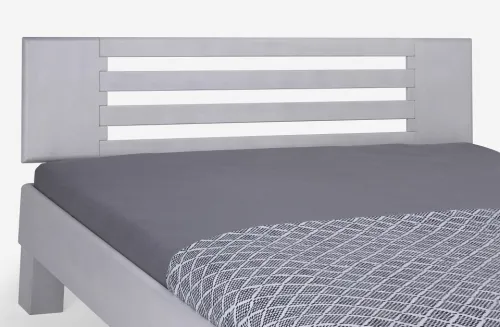 Holzbett massiv Dahlia | Buche weiß lackiert | 200x210 | Kopfteil 2