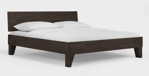 Holzbett massiv Daisy | Buche wenge lackiert | 100x200 | Kopfteil 2