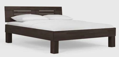 Holzbett massiv Daisy | Buche wenge lackiert | 120x190 | Kopfteil 3