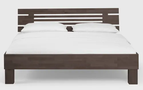 Holzbett massiv Daisy | Buche wenge lackiert | 180x190 | Kopfteil 1