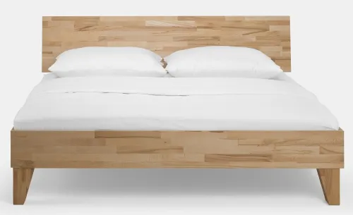 Holzbett massiv Daisy | Kernbuche geölt | 100x200 | Kopfteil 2
