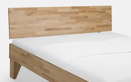 Holzbett massiv Daisy | Kernbuche geölt | 100x200 | Kopfteil 2