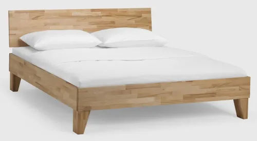 Holzbett massiv Daisy | Kernbuche geölt | 120x210 | Kopfteil 2