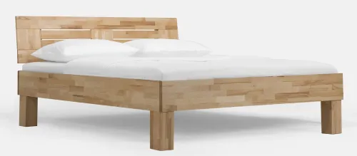 Holzbett massiv Daisy | Kernbuche geölt | 180x210 | Kopfteil 3
