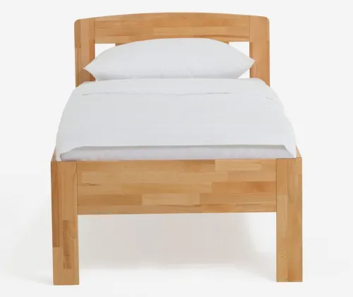 Holzbett massiv Jasmine | Buche lackiert | 100x200 | ohne Fußteil