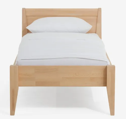 Holzbett massiv Jasmine | Buche natur geölt | 120x200 | ohne Fußteil