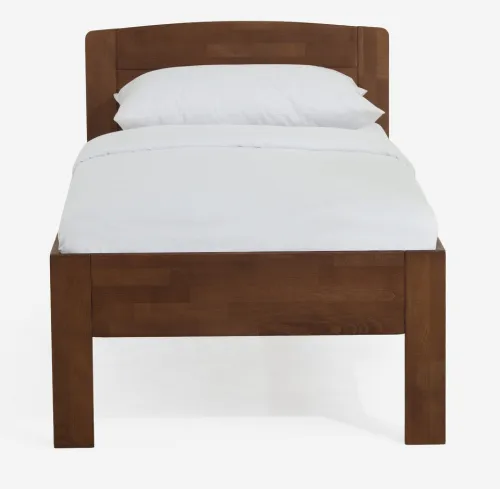 Holzbett massiv Jasmine | Buche walnuss geölt | 100x220 | ohne Fußteil