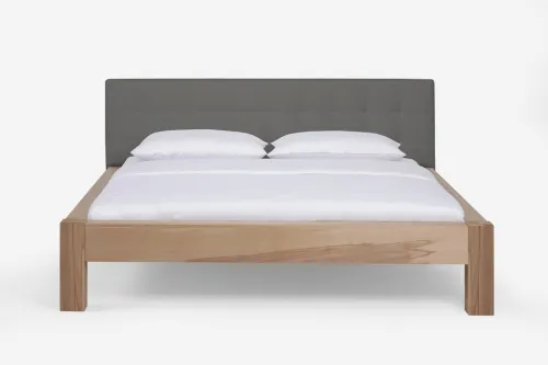 Holzbett massiv Lotus | Kernbuche geölt | verschiedene Größen 200x210 Kopfteil 1