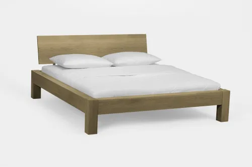 Holzbett massiv Lotus | Wildeiche Honig geölt | 180x220 | Kopfteil 3