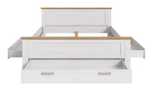 Holzbett Verona | mit Auszügen | Artisan / Sibiu Lärche